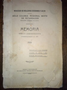 Libro de memorias de Torres 1929